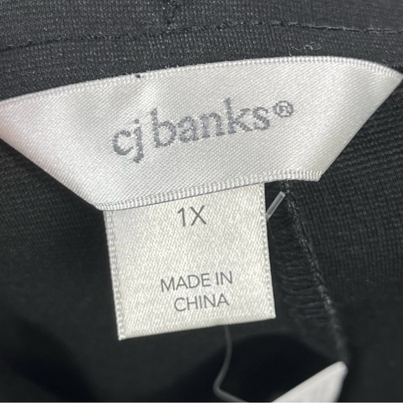 EUC! CJ Banks Dark Floral Pencil Skirt size 1X - Picture 8 of 10